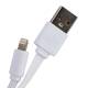 Cablu incarcator USB, Apple Iphone 5, 6, Ipad, alb, 510.72 Alca 