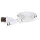 Cablu incarcator USB, microUSB Samsung, Smart, alb, 510.62 Alca