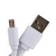 Cablu incarcator USB, microUSB Samsung, Smart, alb, 510.62 Alca