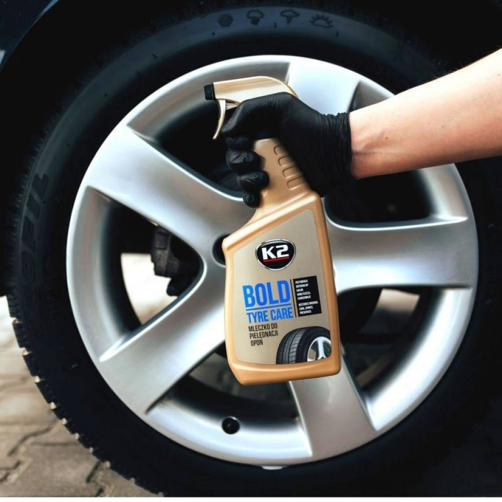 Solutie intretinere si lustruit anvelope, cu pulverizator Bold, 700ml Bold K157M K2