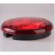 Lampa ceata 2 suruburi, fi140, 20 LED-uri, dispersor rosu QC007-R
