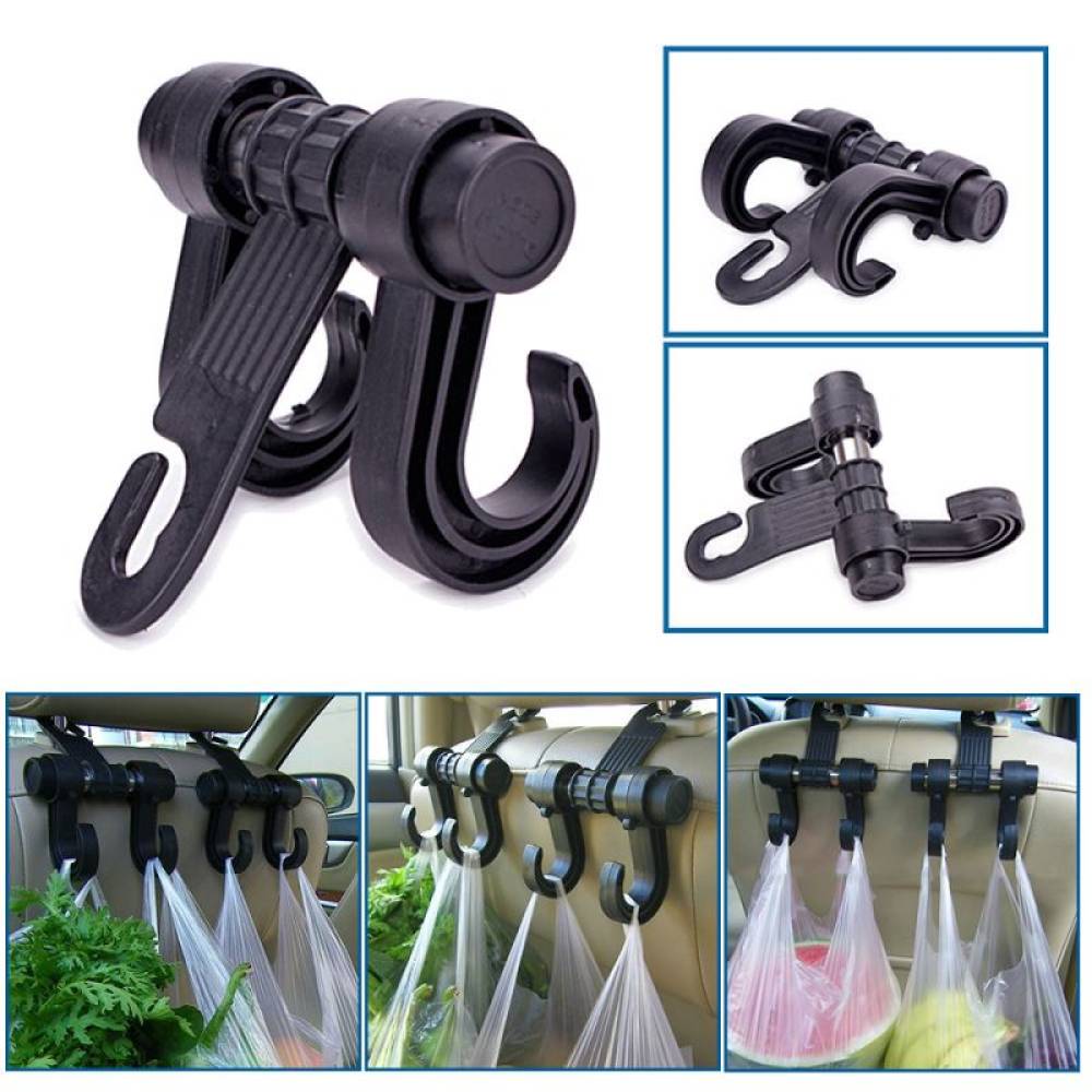 Suport universal tetiera, cu carlig dublu, pentru bagaje, 02958 Amio