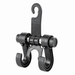 Suport universal tetiera, cu carlig dublu, pentru bagaje, 02958 Amio