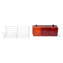 Set 2 lampi stop 185x71, 3 functii, cu protectie tabla, 12V, Massey Ferguson 240-285, 98684, Ucler 240