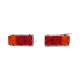 Set 2 lampi stop 185x71, 3 functii, cu protectie tabla, 12V, Massey Ferguson 240-285, 98684, Ucler 240 Set 2 lampi stop 185x71, 3 functii, cu protectie tabla, 12V, Massey Ferguson 240-285, 98684, Ucler 240