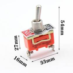 Intrerupator ON/OFF E-TEN 1021, 2 faze, 2pini, 10A, 125V