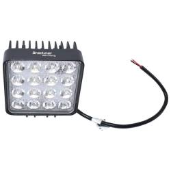 Proiector lucru 108x108x57mm, LED, 9-30V/48W, 4000lm, spot, BK69017s