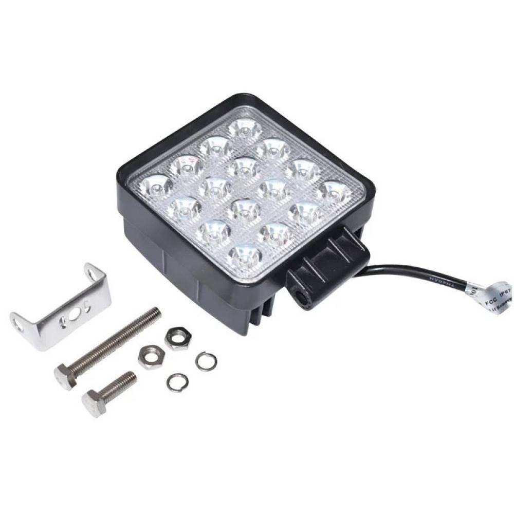 Proiector lucru 108x108x57mm, LED, 9-30V/48W, 4000lm, spot, BK69017s