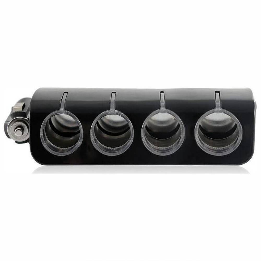 Stecher 4 prize 12V/24V, cu USB 1000mA WF074