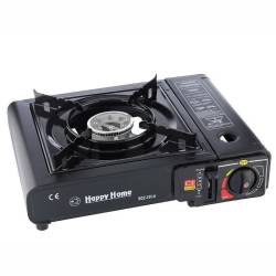 Aragaz portabil camping, aprindere automata, dubla alimentare butelie sau cartus gaz, 86995 Carmotion 