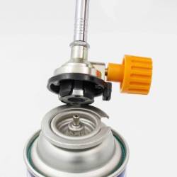 Cap arzator 21cm, pentru butelie spray gaz butan, cu protectie, Rocket Torch NS-01