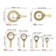 Papuc electric fi10mm, pentru cablu de 1-2.5mm2, punga 100 bucati, E1290 TruckLed