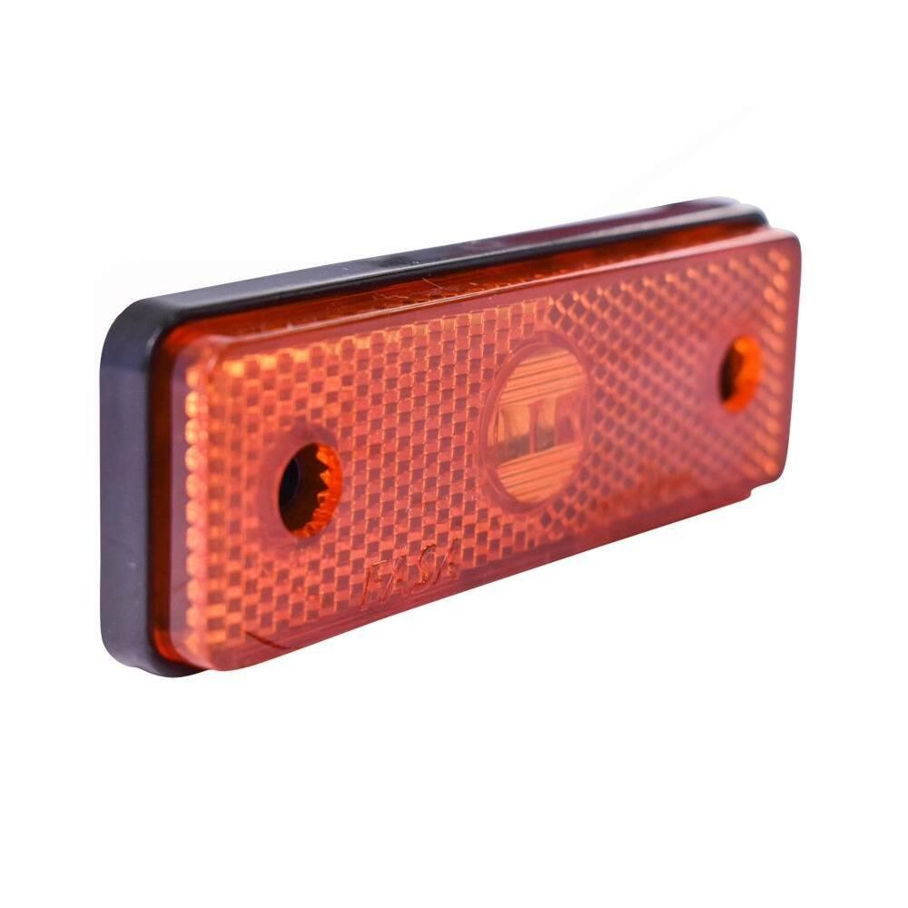 Lampa gabarit 100x35, LED, galbena, cu catadioptru, 24V, SA89 FASA 