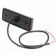 Lampa gabarit 100x35, LED, galbena, cu catadioptru, 24V, SA89 FASA 