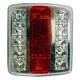 Lampa spate 100x90, 5 functii, iluminare numar, catadioptru, LED, yk-s004 Yike