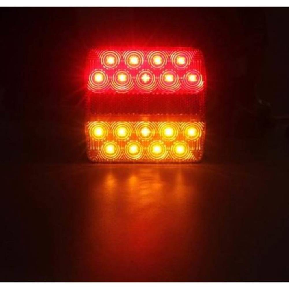 Lampa spate 110x105, 5 functii, iluminare numar, LED, SA85 Fasa 