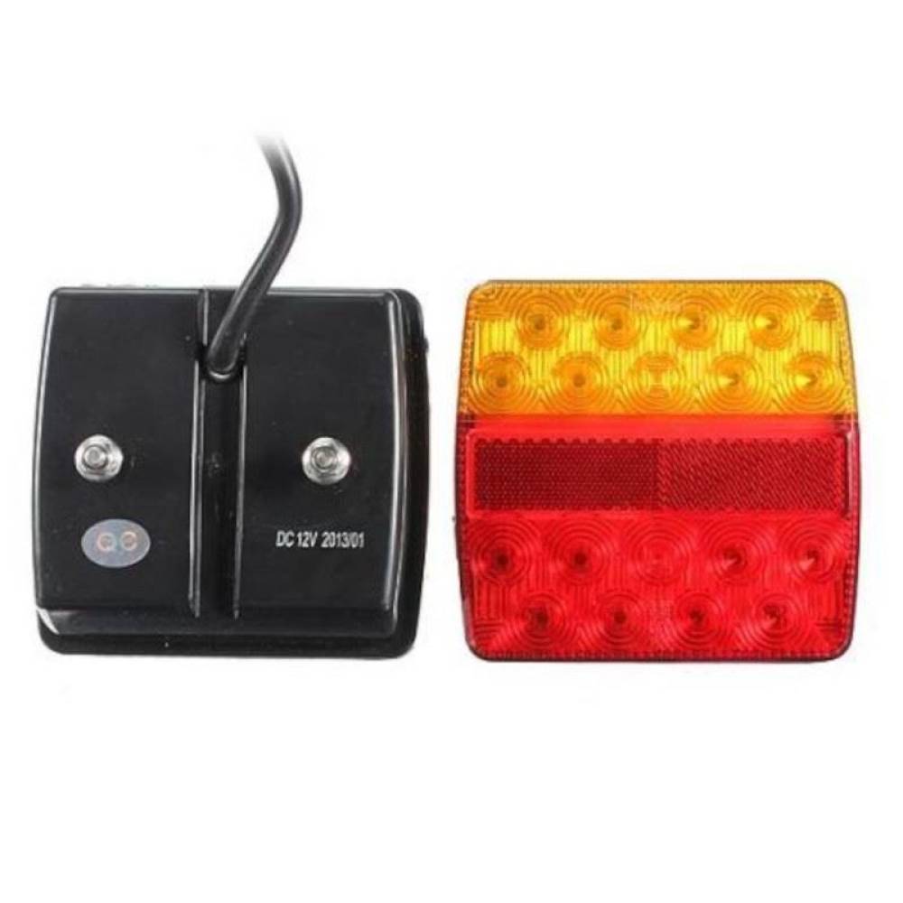 Lampa spate 110x105, 5 functii, iluminare numar, LED, SA85 Fasa 