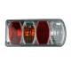 Lampa spate 225x100, 5 functii, cu mers inapoi si numar, dreapta, DF-TR026D Dafa