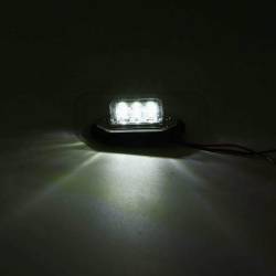 Lampa numar cu 6 LED-uri, 12-24V, 85x42, cromata, Manhattan, KXIAP HBL1004 -SET2buc