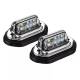 Lampa numar cu 6 LED-uri, 12-24V, 85x42, cromata, Manhattan, KXIAP HBL1004 -SET2buc