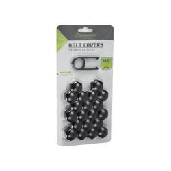 Set 20 capacele plastic, pentru prezoane 17inch, negru, 58043 Carmotion