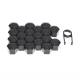 Set 20 capacele plastic, pentru prezoane 17inch, negru, 58043 Carmotion Set 20 capacele plastic, pentru prezoane 17inch, negru, 58043 Carmotion