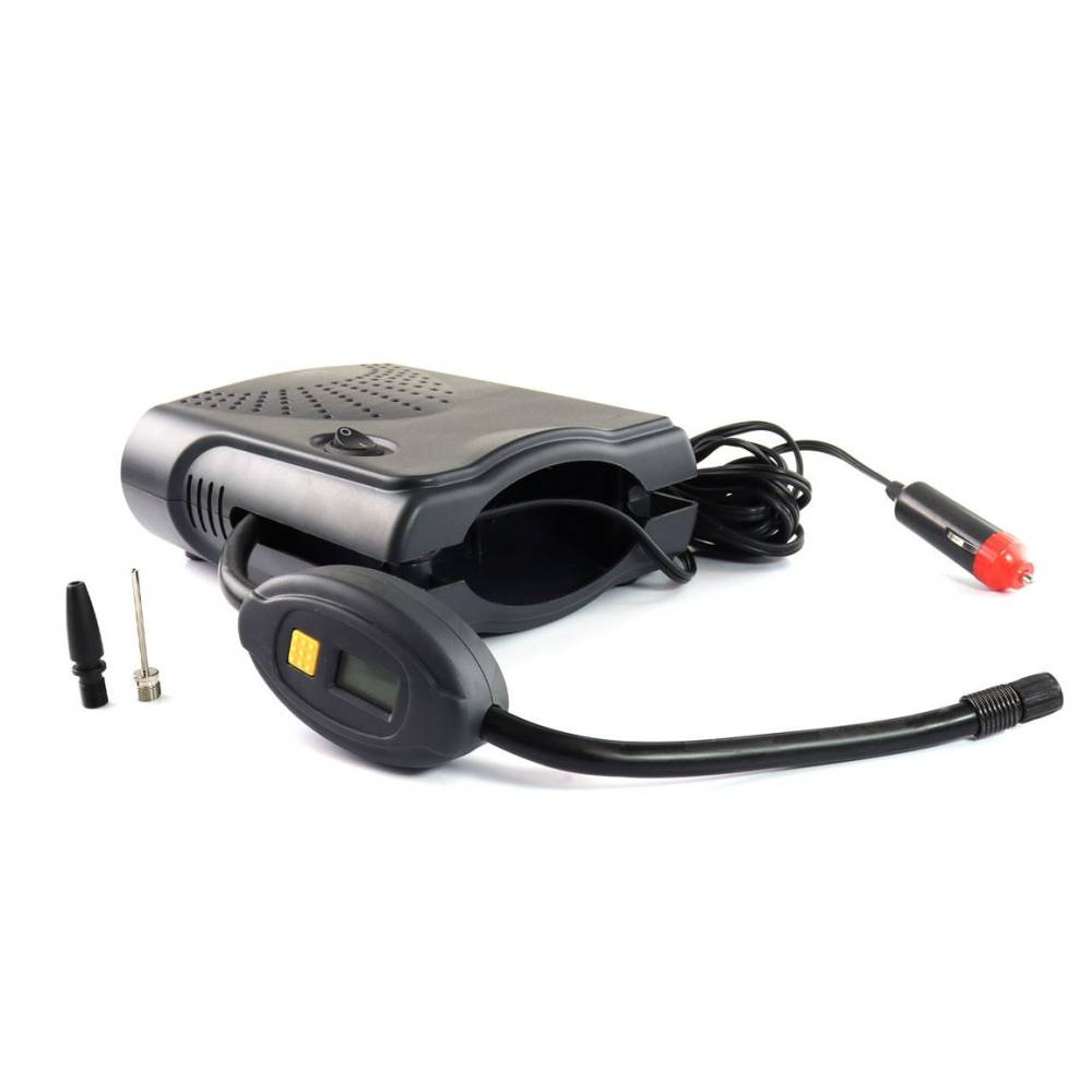 Compresor aer 12V, 100psi digital cu lanterna, geanta, AllRide 29924