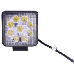 Proiector lucru 108x108, LED, 10-30V / 27W, 1890lm, spot, BK69005s