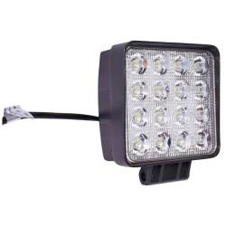 Proiector lucru 110x110, 16 LED-uri, 10-30V, 48W, 3400lm, flood, TT.13208