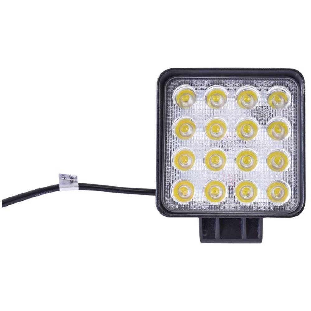 Proiector lucru 110x110, 16 LED-uri, 10-30V, 48W, 3400lm, flood, TT.13208