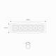 Proiector lucru 160x43, LED, 9-30V, 18W, 1700lm, spot, 01612 Amio