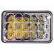 Proiector lucru 170x110, LED, 2 faze, 10-30V / 45W, 3400lm, spot, BK69042s