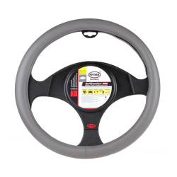 Husa volan 37 - 39cm imitatie piele perforata, gri SoftComfort 603.20 Heyner