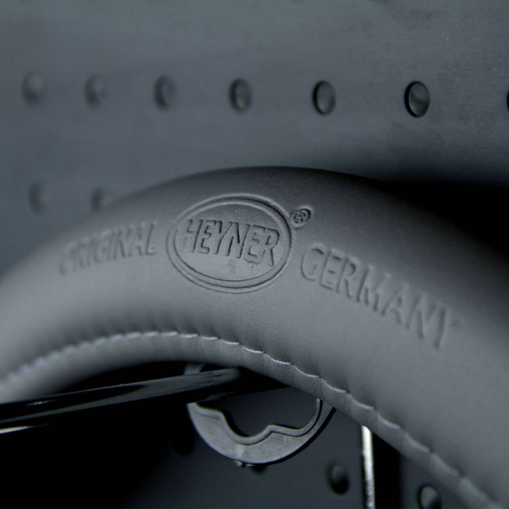 Husa volan 37 - 39cm imitatie piele perforata, gri SoftComfort 603.20 Heyner