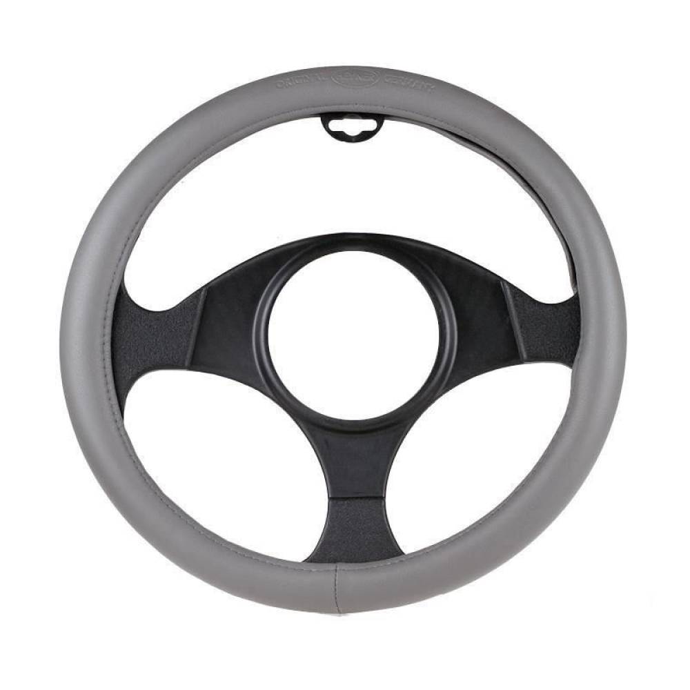 Husa volan 37 - 39cm imitatie piele perforata, gri SoftComfort 603.20 Heyner