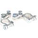 Set borne acumulator, cupru-zinc 925.20 Heyner
