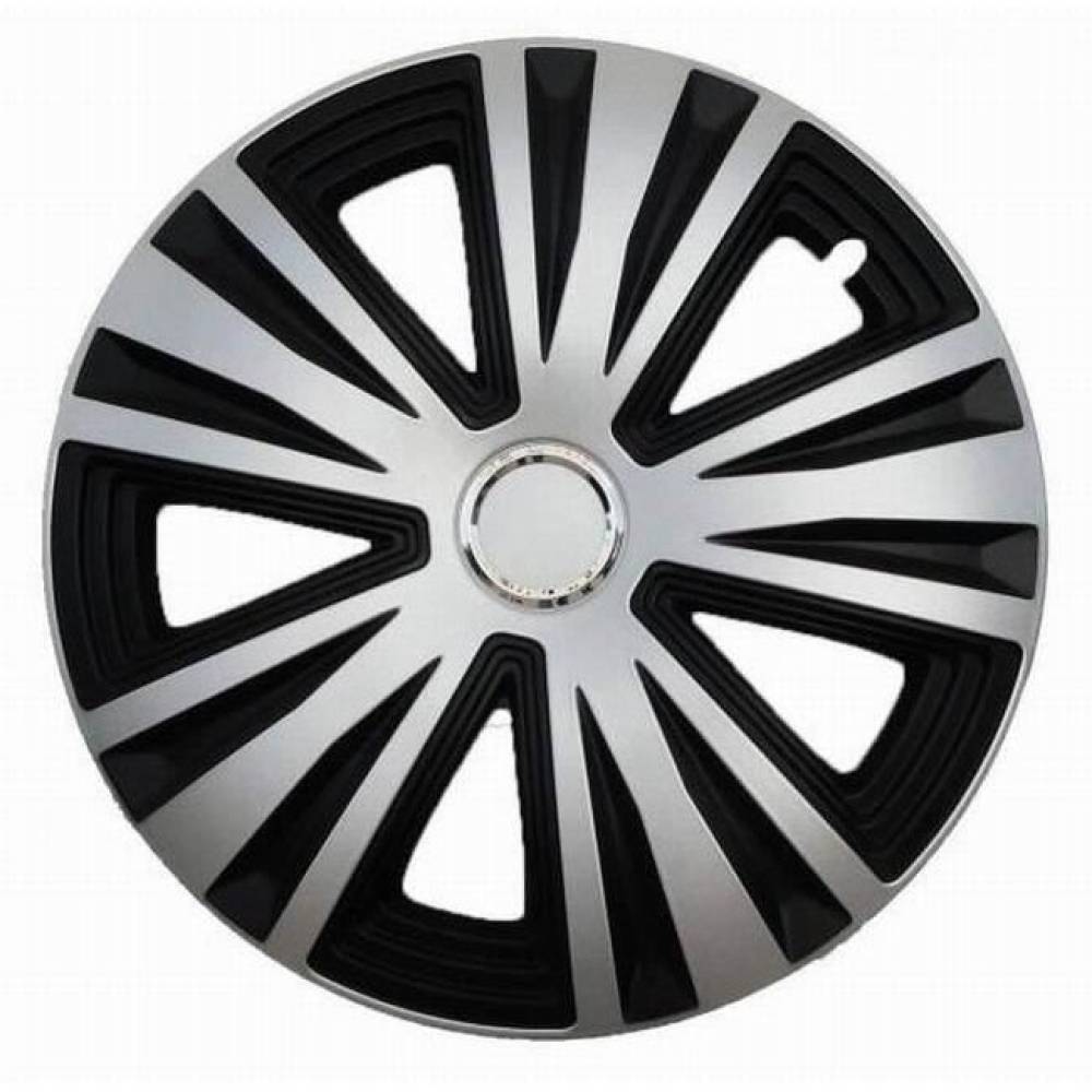 Capace roti 16'' Jestic Glory II, cu inel, grafit cu argintiu Capace roti 16'' Jestic Glory II, cu inel, grafit cu argintiu