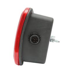 Lampa stop 400 x 160, Man new TGA,TGL, mufa 7 pini, dreapta, cu dispersor albastru, 98647