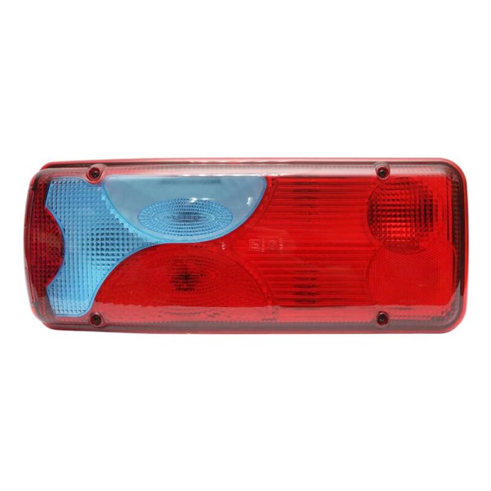 Lampa stop 400 x 160, Man new TGA,TGL, mufa 7 pini, dreapta, cu dispersor albastru, 98647