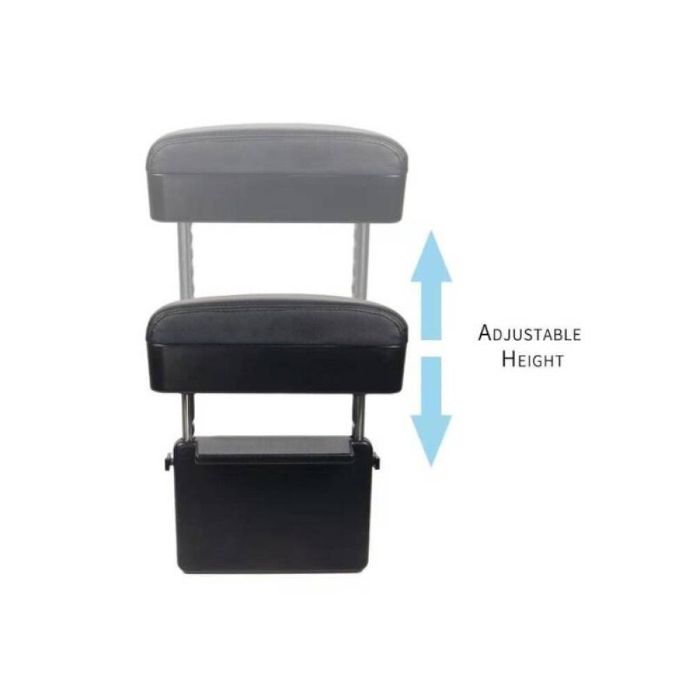 Cotiera auto universala neagra, inaltime reglabila, 446 Armrest