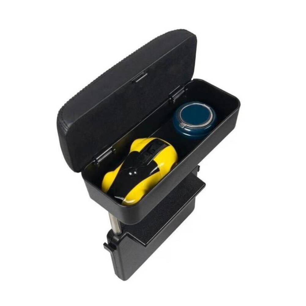 Cotiera auto universala neagra, inaltime reglabila, 446 Armrest