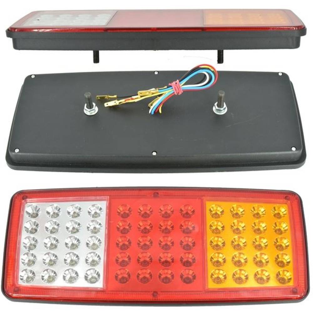 Lampa spate 335x145 LED, 4 functii, cu mers inapoi, 24V,  BK69107