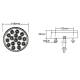 Lampa spate fi108, 1 functie, mers inapoi, LED, alba, SD6004-3