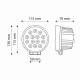 Proiector lucru fi115, LED, 10-30V, 42W, 3000lm, flood, BK69016f
