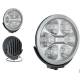 Proiector faza lunga fi220, cu LED, cu pozitie si aparatoare,  LC25, striat, Silver Edition, FERVOR 220 LUM1. 50850 Wesem, 2400lm, 27w, 12-24v, camioane, tir, offroad, 4x4
