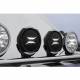 Proiector faza lunga fi180, cu LED, cu pozitie si aparatoare, sticla clara, LC25, Silver Edition, FERVOR 180 LUM2. 51200 Wesem