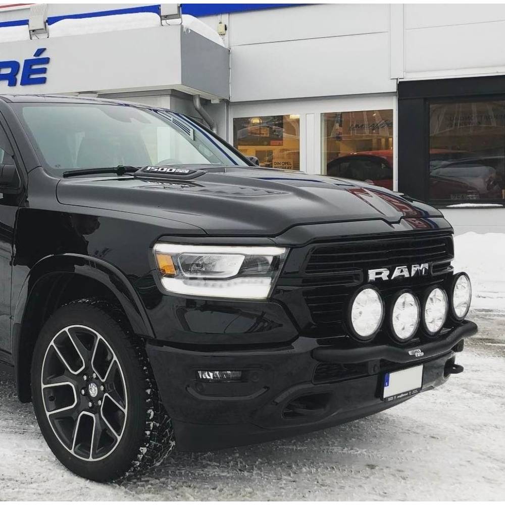 Proiector faza lunga fi180, cu LED, cu pozitie si aparatoare, sticla clara, LC25, Silver Edition, FERVOR 180 LUM2. 51200 Wesem