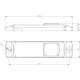 Lampa gabarit 100x32, LED, galbena, cu suport cu 2 urechi, 12-36V, FT-018/z Fristom Lampa gabarit 100x32, LED, galbena, cu suport cu 2 urechi, 12-36V, FT-018/z Fristom