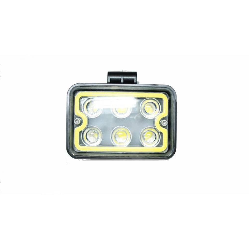 Proiector lucru 110x78, LED, 1450lm, 9-30V / 18W, cu lupa si contur, 42014