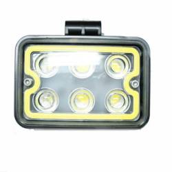 Proiector lucru 110x78, LED, 1450lm, 9-30V / 18W, cu lupa si contur, 42014